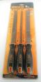 Ingco 3pcs wood file set 8". 