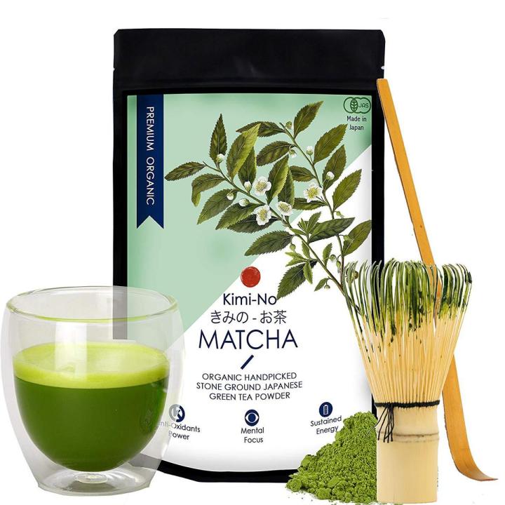 Pure KimiNo Japanese Organic Matcha Green Tea Powder, 100 g