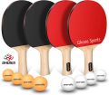 Branded Table Tennis Racket Pair With 3 Balls. 