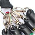 PACK OF ELEVEN RESISTANCE BANDS FOR GYM WORKOUT WITH ELASTIC TUBE. 