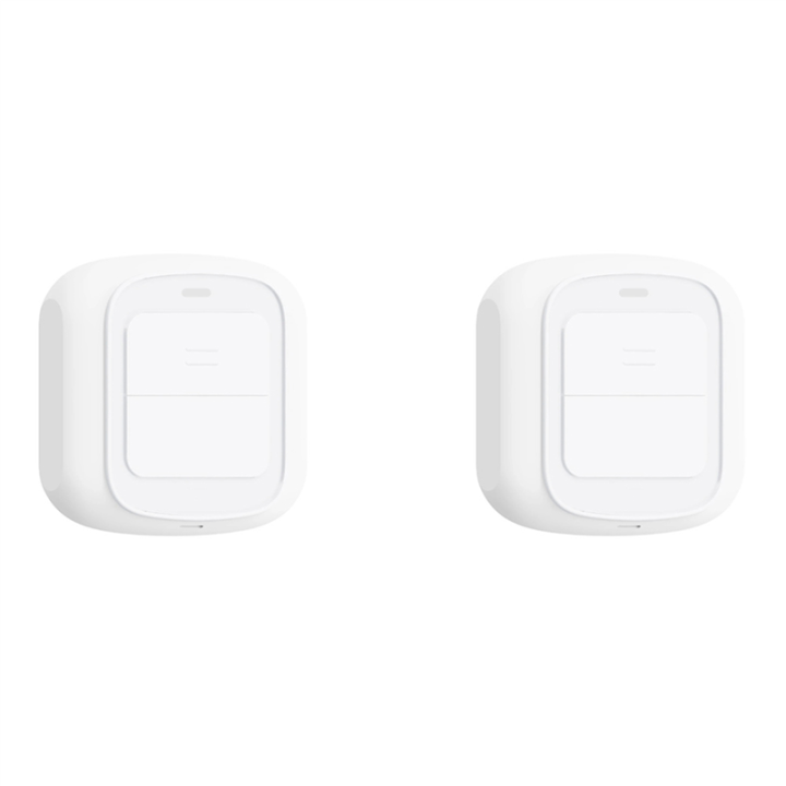 2X Tuya WiFi Button Scene Switch Wireless Smart Light Wall Switch Low Power Consumption No Wiring for One Tap to Run