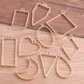 10pcs/lot Alloy Charm Pendants Hollow Mold Frame DIY Crafts Handmade Bezel Mold. 