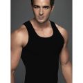 1 Piece Premium Black Sleeve-Less vest Pure Cotton banyan for men Good Quality. 