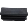 FLYEER 2020 130Pcs Plastic Square Tube Inserts End Blanking Caps Black - 100pcs 20mm x 20mm & 30Pcs 25X50mm. 