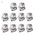 2x10 Pack Lot - M5x16 Rack Mount Cage Nuts & Screws w/ Washers - Square Clips. 