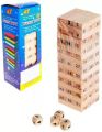 Classic Jenga Wooden Stacking Tower Board Game for Kids & Adults. 