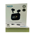 SAIYA T70 ANC Pro Wireless Earphone with LED Screen Wireless Earbuds Bluetooth Headphones Active Noise Cancelling Earbuds Hi-Fi Stereo Ear Buds LED Power Display in-Ear Headphones with Charging Case Earphones for iPhone Android,Music Game (Black). 