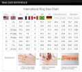 CHUHAN New Red Green Stone Ring for Men Women Square Zircon Rings Stainless Steel Fashion Male Ring Accessories. 