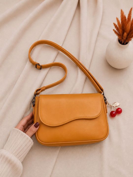 Elegant%20Women%20Shoulder%20Bag%20with%20Cherry%20Charm%20-%20Luxury%20Curved%20Flap%20PU%20Leather%20Crossbody%20Bag,%20Premium%20Ladies%20Handbag,%20Girls%20Fashion%20Underarm%20Purse%20with%20Adjustable%20Strap%20-%20Image%202