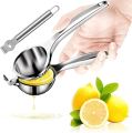 Lemon Squeezer Stainless Steel,LUNERKU High Quality Large Metal Lemon Lime Squeezer, Heavy Duty Solid lemon juicer,Effortless Lime, Orange, Lemon Citrus Fruit Juicer. 