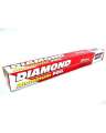 Diamond - Aluminium Foil - 37.5 Sq Ft - Silver. 