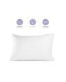 Pack Of 4 Polyester Ball Fiber Pillows-White. 
