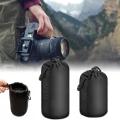 Waterproof Neoprene DSLR SLR Camera Lens Pouch Bag Pouch for Canon Nikon - M / L. 