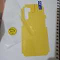 Oppoo reno 3- Hydro gel Film Jelly skin Crystal Clear Transparent Back Skin- Back Protector / Sheet. 
