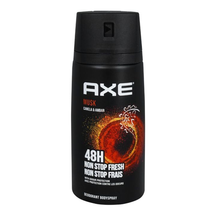 Axe Musk Canela and Ambar 48H Non Stop Fresh Deodorant Body Spray 150ml