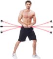 Multi-Function Fitness Training Exercise Elastic Stick Vibrating Rod-Home Indoor Fitness Equipment. 