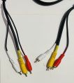 6 ft Composite Video Cable with Stereo Audio RCA - M/M Black. 