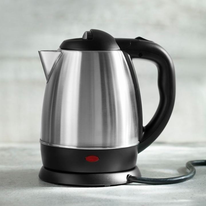 Electric Kettle Amal Basics Electric Kettle, Tea Kettle for Hot Water,  Coffee Tea, Teapot Boiler Heater, Automatic Shut Off, Black With Auto 