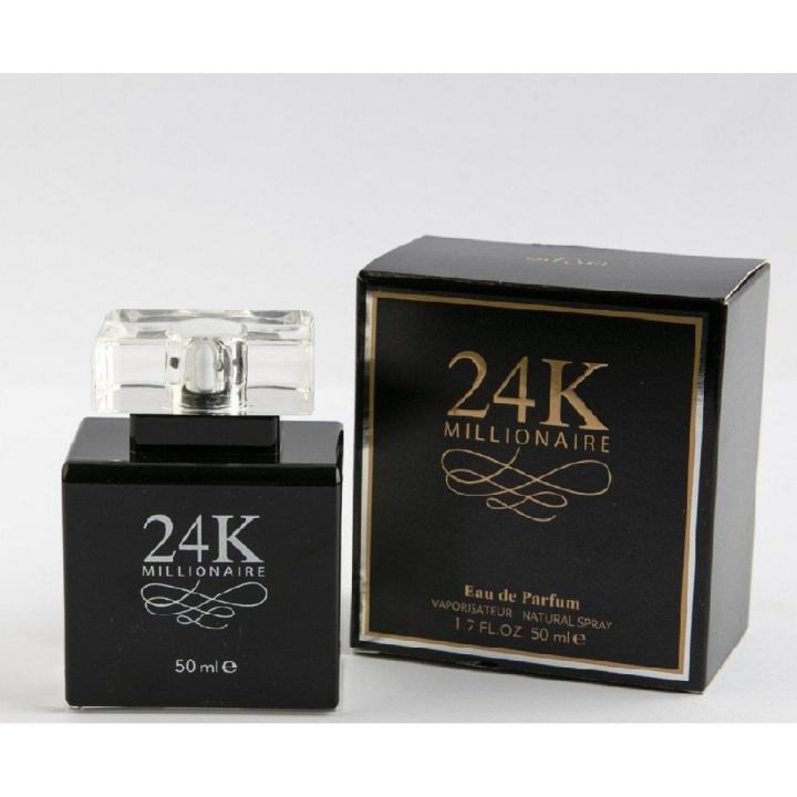 24K Millionaire Perfume - Gold-Black-Pink - 50ml
