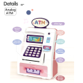 Kids ATM-Machine Electronic Money Safe with CreditCard - 10 inches. 