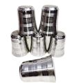 3 Pcs Stainless Steel Water Drinking Glass 350ml. 
