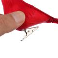 1/2PCS Handicraft Wedding Supply Home Decor Artificial Animal Simulation Parrot Real Feathers Bird Model. 