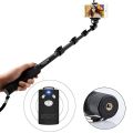 YT-1288 - Bluetooth Selfie Stick For Smartphones & Digital Cameras - Black. 