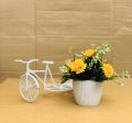 Unique Floral Cycle Decoration With Artificial Flowers Bicycle Woven Flower Basket Flower Vase for Home Wedding Decoration Best For Gift Home Deoration. 