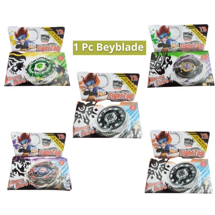 Beyblade Toy, Metal Fusion, Light Launcher and Hybrid Wheel Set, Super Gyro Rock Escolpio, Booster Rock Leone, Starter Dark Volf, Dragon Pegasis, Hour Hand Pegasis, Storm Pegasis, STORM PEGASIS, FANG LEONE, Fight Starter L DRAGO - 1 Piece Beybalde Set