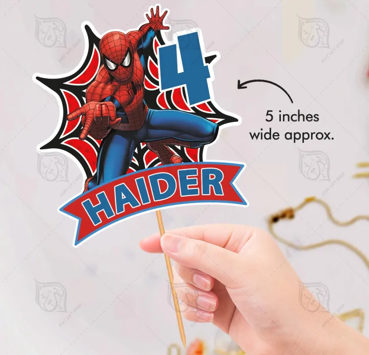 Spiderman%20Theme%20PERSONALISED%20Digital%20Cake%20toppers%20for%20Birthday%20Party%20Celebration%20&%20Perfect%20Birthday%20Gift%20-%20Image%202