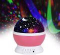 Night Light Starry Sky Projector Baby Light 360° Rotation LED Star Light Lamp Starry Sky Projector with 8 Color Lights Projection Perfect Gift for Babies and Children. 