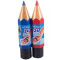 Deer 24 Colour Pencil BEST FOR KIDS PLASTIC PENCIL BOX PACK OF 1 BOX. 