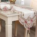 New Table Runner Embroidered Floral Table Cloth Pattern:#1 flower Size:40X150cm. 