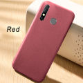 (Free Tempered Glass) Biruiqu For Infinix Hot 8 Anti Shock Slim Soft【Sandstone】Shell Phone Cover Case. 