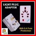 5.AMP Multi Plug Adapter With Fuse For Light Plug D Type Light Plug Multi Plug Adapter. 