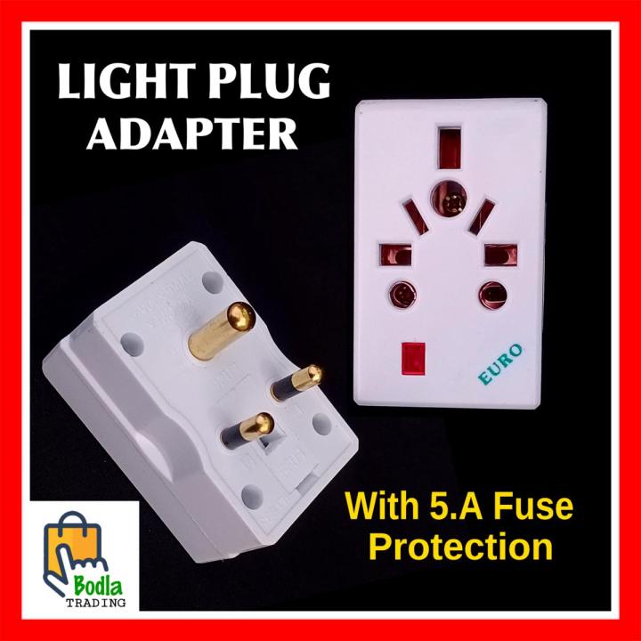 5.AMP Multi Plug Adapter With Fuse For Light Plug D Type Light Plug Multi Plug Adapter