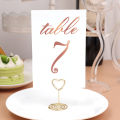 1/5/10Pcs Office Tables Number Holders Photo Clip Stand Message Clips Folder Picture Carbon Steel Wire Menu Sign Clips. 