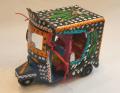 HANDCRAFTED WOODEN PAKISTANI RICKSHAW MODEL . TRUCK ART . TRADITIONAL TUK TUK . PAKISTANI HANDICRAFT SOUVENIRS. 