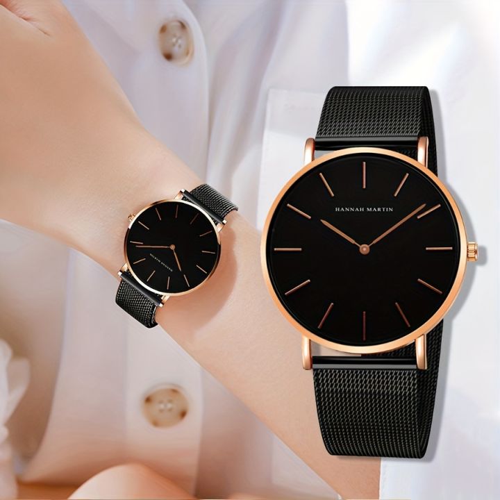 Hannah%20Martin%20Women's%20Watch%20Japanese%20Movement%20Quartz%20Watch%20Classic%20WR%20Analog%20CH36%20Stainless%20Steel%20Wrist%20Watch%20-%20Image%202