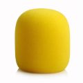 【HOT】 7X3.5Cm Black Microphone Windscreen Foam Cover Thick Mic Covers Foam Mic Pop Filter For Studio Interview Karaoke DJ (10 Colors). 