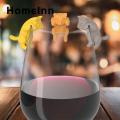 Drink Token 6pcs Cute Cat Wine Glass Markers for Glasses Dinnerware Fun Silicone Drink Charms for Parties Events Drink Markers. 