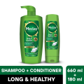Meclay London Long & Healthy Shampoo 660ml + Conditioner 180ml Pair. 