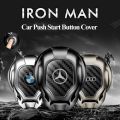 Car Push Start Button Cover Engine Start Stop Button Cover Decoration Push to Start Cover. 
