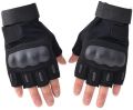 Half Finger Gloves For Men Finger less Hard  Combat Gloves Men Hiking Cycling Gloves. 