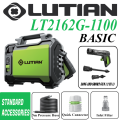 LUTIAN - LT2162G-1100- Commercial High Pressure Washer - 95 Bar 1100 Watts Induction Motor - Self Priming - Portable - 2 in 1 Gun ( Long & Short ). 