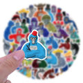 Kids' Graffiti Sticker Waterproof Gorilla Tag Stickers 60pcs for Laptop Phone Skateboard More Fun Graffiti Decals for Kids Teens Adults Perfect Scrapbooking Gifts Graffiti Sticker. 
