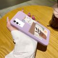 YIWESAN for Huawei P Smart 2019 Case Fashion Tide Brand Nordic Wind New Design Liquid Silicone Phone Case Thin Side Square Edge Casing Pattern Softcase Full Back Cover Shockproof Protect Cases. 