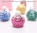 PACK 1/2/4 Pcs- Squeeze Mesh Ball- Glitter Squeeze Grape Ball Water Ball Venting Toys for Adults and Children-  Grape Balls Squeeze Grape Ball. 