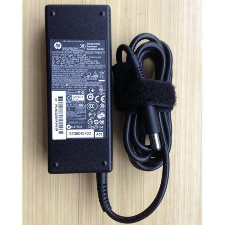 Laptop Charger  90W  Or Power Cable for  Elitebook 8540w 8560p 8560w 8570p