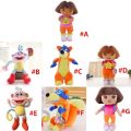 EAURA Toys Gifts For Children Swiper Soft Plush Toy Dora the Explorer Plush Pillow Peripheral Dolls Monkey Plush Toy Boots Plush Doll Anime Stuffed Toy. 